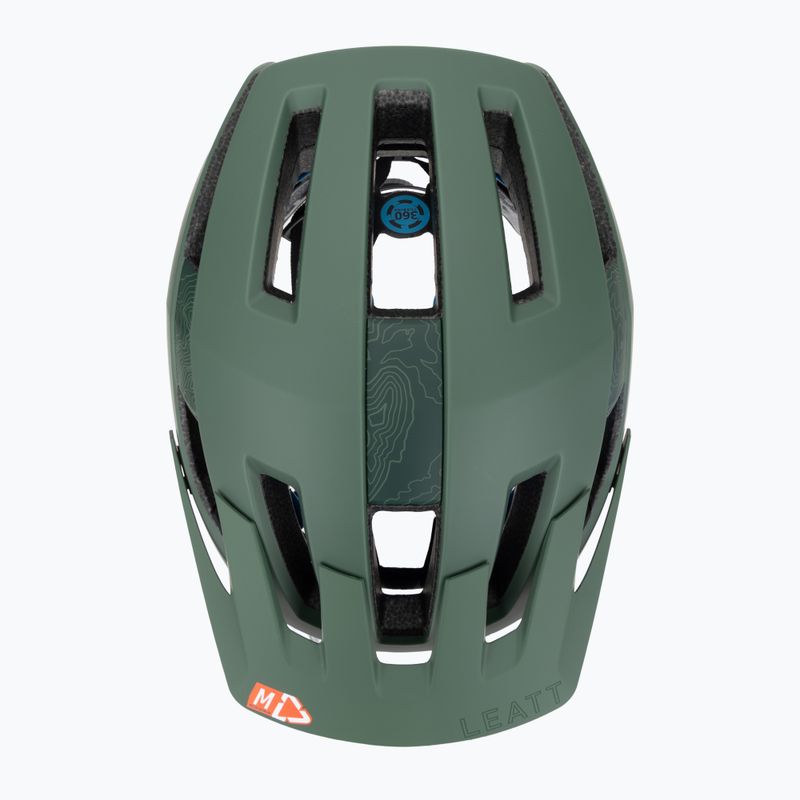 Leatt MTB Trail 3.0 V24 spinach bike helmet 6