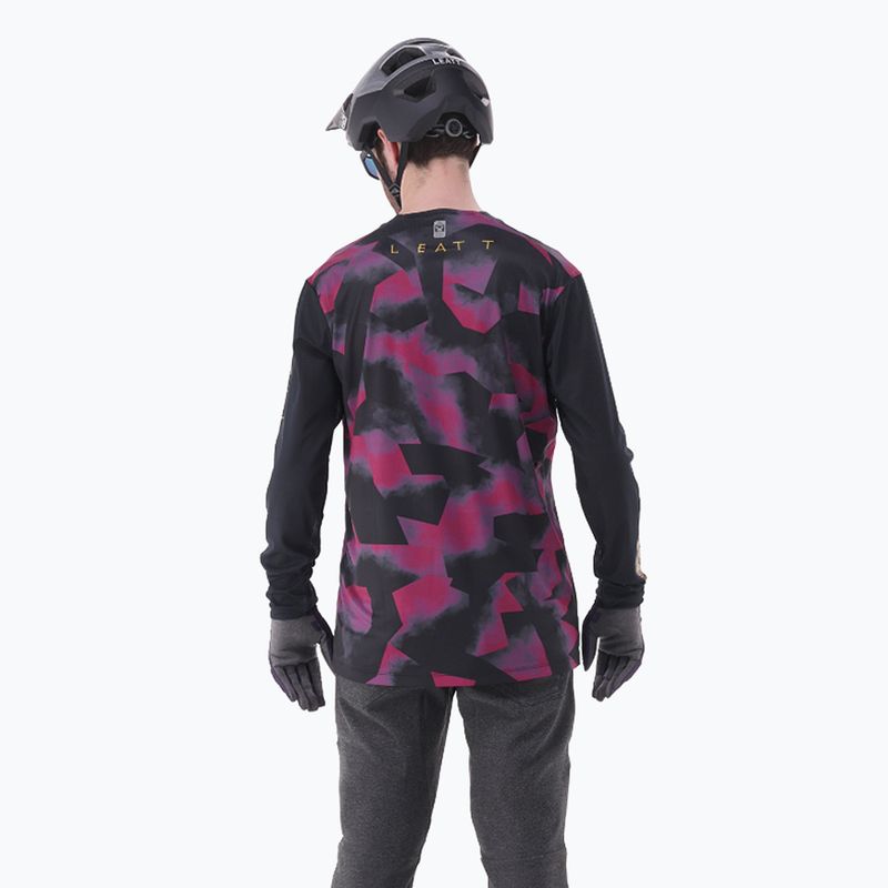 Men's Leatt MTB Gravity 3.0 cycling longsleeve purple 2