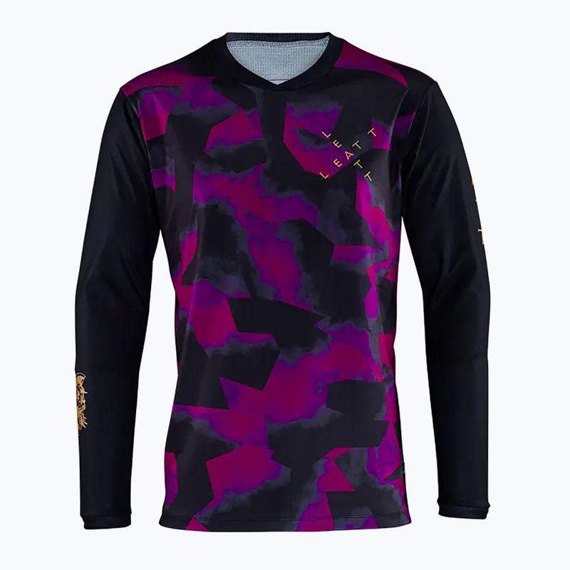 Men's Leatt MTB Gravity 3.0 cycling longsleeve purple 3