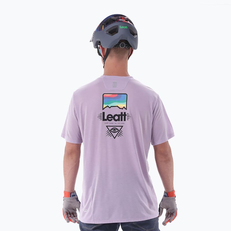 Leatt MTB Gravity 1.0 lavender men's cycling jersey 2