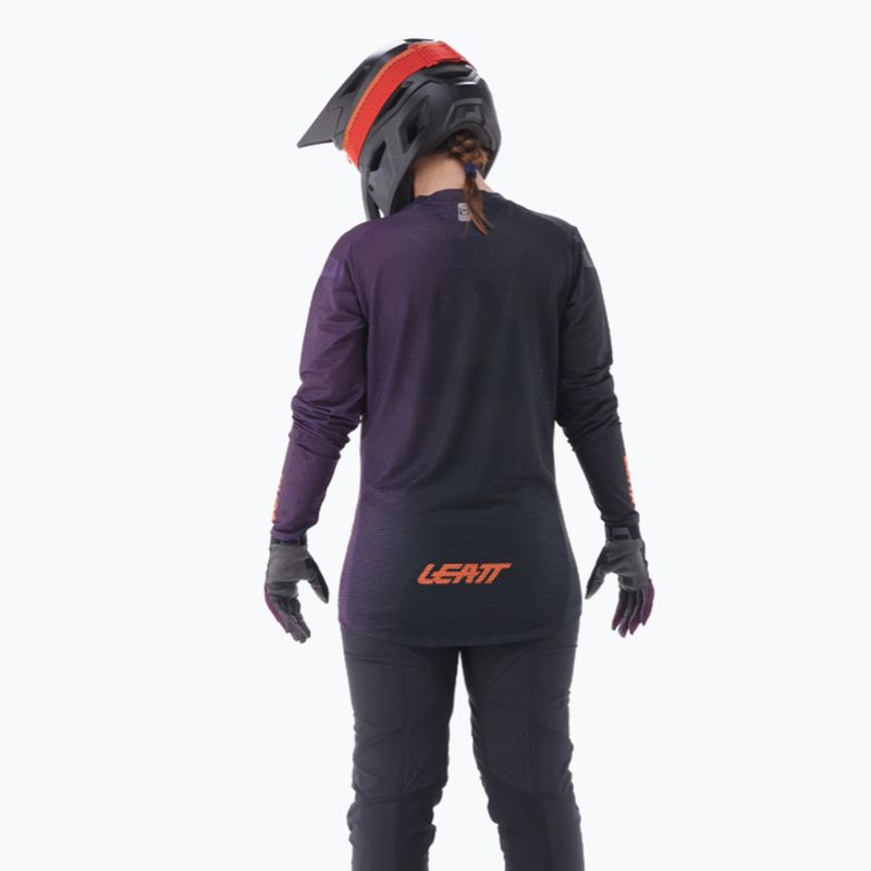 Women's Leatt MTB Gravity 4.0 cycling longsleeve purple 2