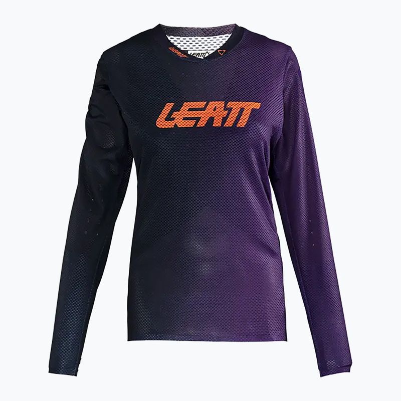 Women's Leatt MTB Gravity 4.0 cycling longsleeve purple 3