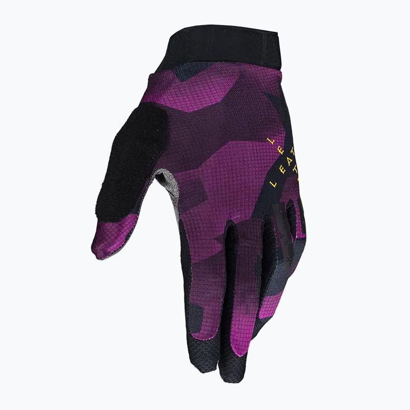 Men's Leatt MTB 1.0 GripR cycling gloves purple 2
