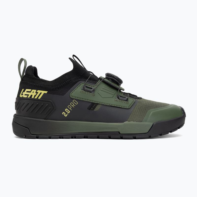 Men's cycling platform shoes Leatt ProFlat 2.0 spinach 2