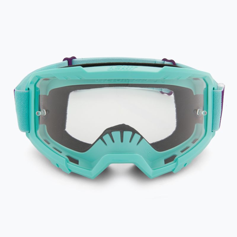 Leatt Vizion 2.5 aqua/clear cycling goggles 2