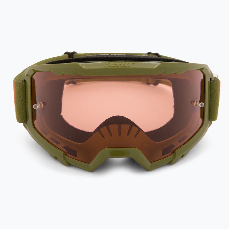 Leatt Vizion 2.5 forest/orange cycling goggles 2