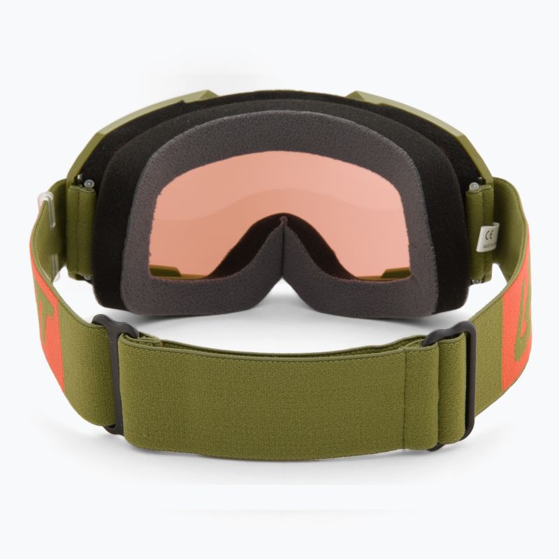 Leatt Vizion 2.5 forest/orange cycling goggles 3