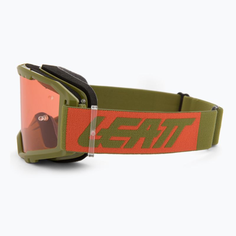 Leatt Vizion 2.5 forest/orange cycling goggles 4