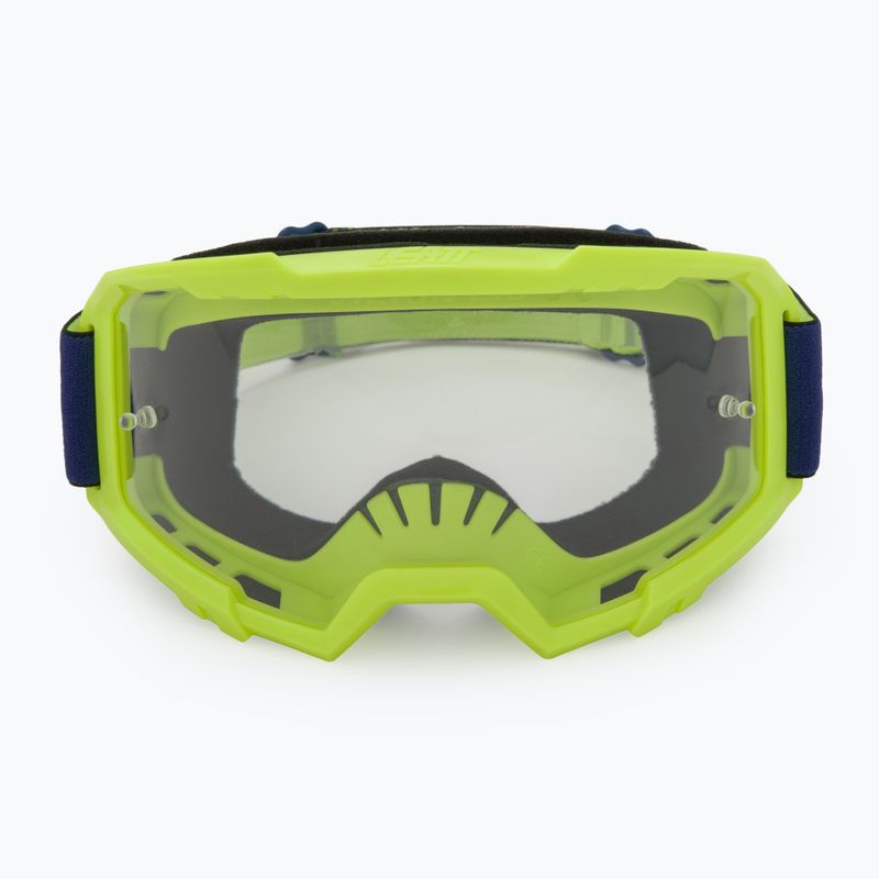 Leatt Vizion 2.5 lime/clear cycling goggles 2