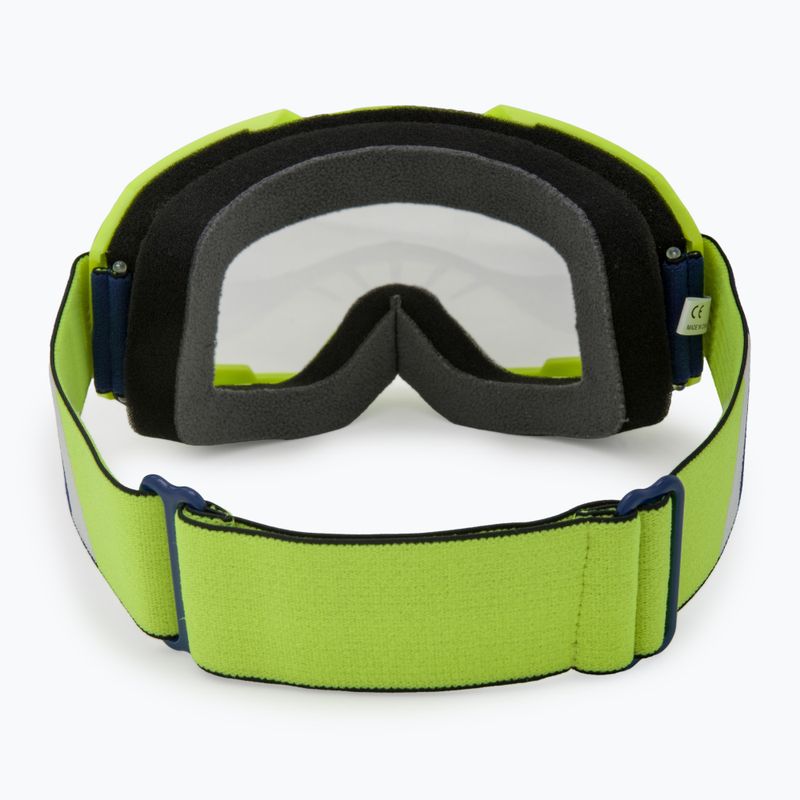 Leatt Vizion 2.5 lime/clear cycling goggles 3