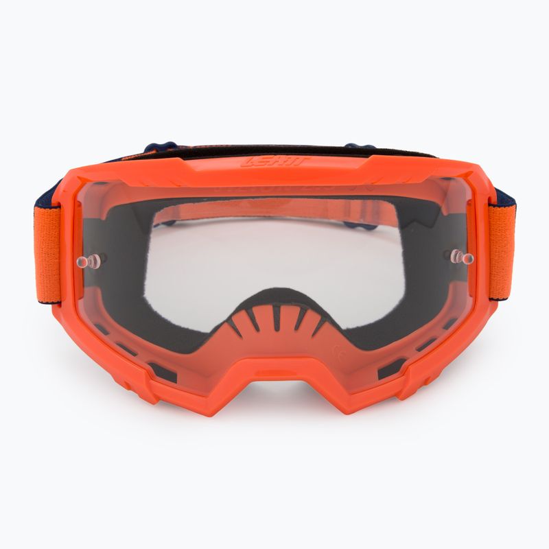 Leatt Vizion 2.5 orange/clear cycling goggles 2