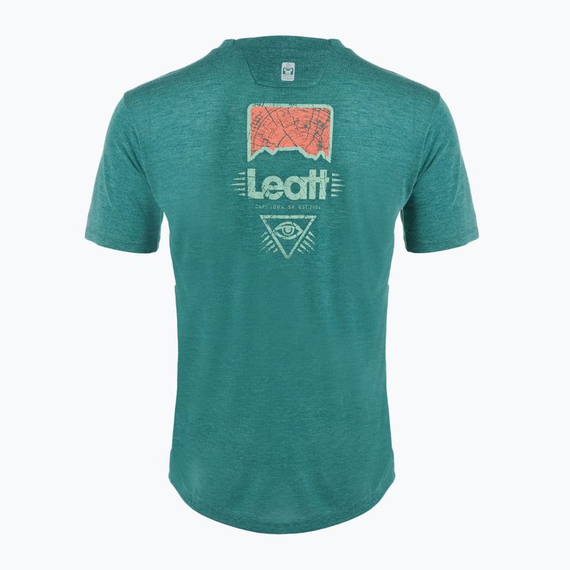 Men's cycling jersey Leatt MTB Gravity 1.0 teal 2
