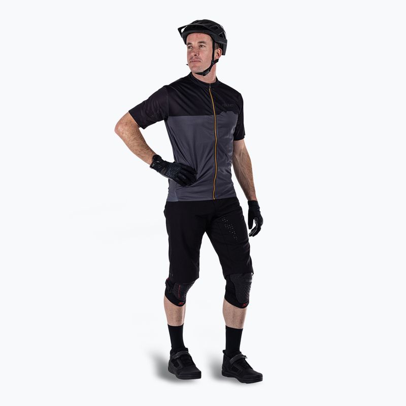 Men's cycling jersey Leatt MTB Trail 3.0 black 2