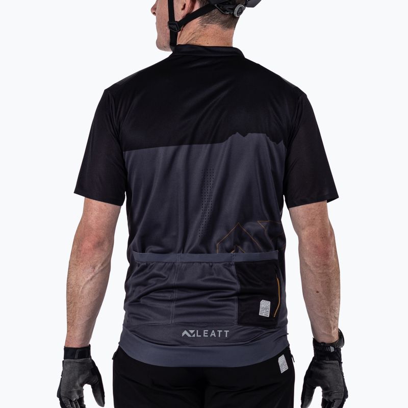 Men's cycling jersey Leatt MTB Trail 3.0 black 3