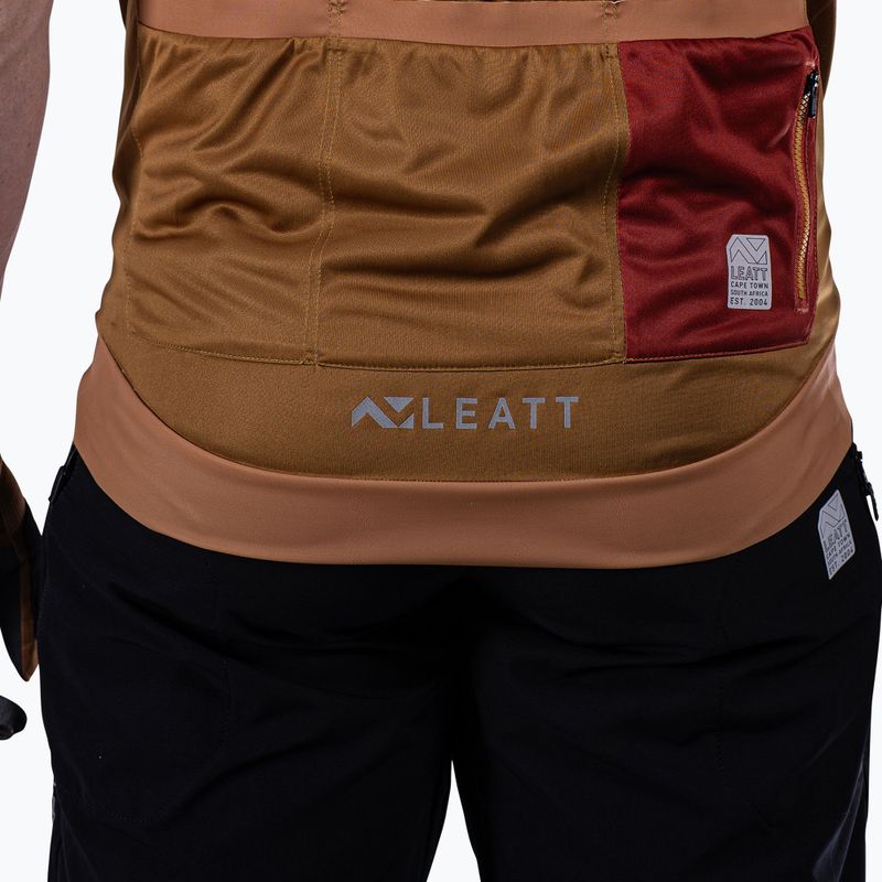 Men's cycling jersey Leatt MTB Trail 3.0 lava 4