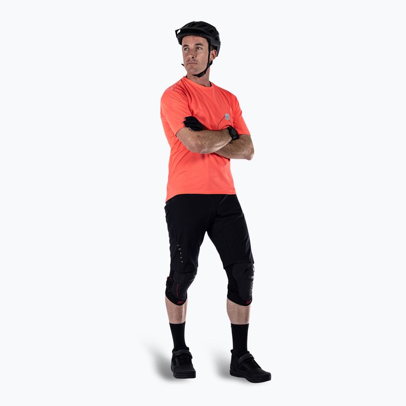 Men's cycling jersey Leatt MTB Trail 1.0 X-Flow neon 2