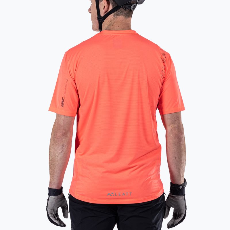 Men's cycling jersey Leatt MTB Trail 1.0 X-Flow neon 3
