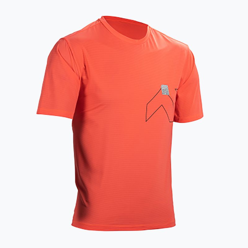 Men's cycling jersey Leatt MTB Trail 1.0 X-Flow neon 4