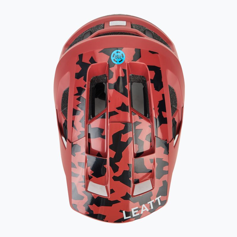Leatt MTB AllMtn 4.0 V25 lava bike helmet 7