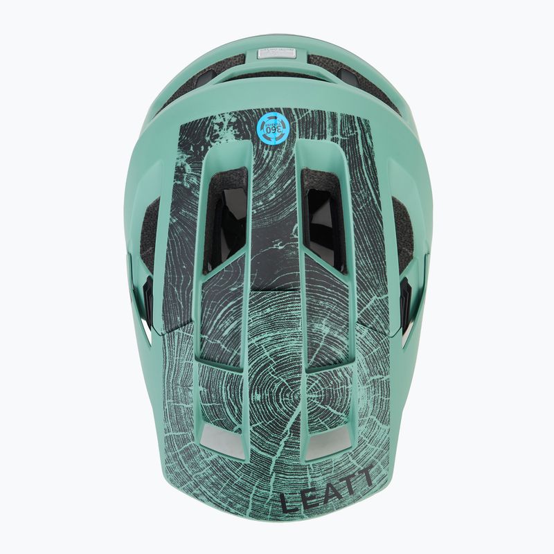 Leatt MTB AllMtn 4.0 V25 teal bike helmet 6