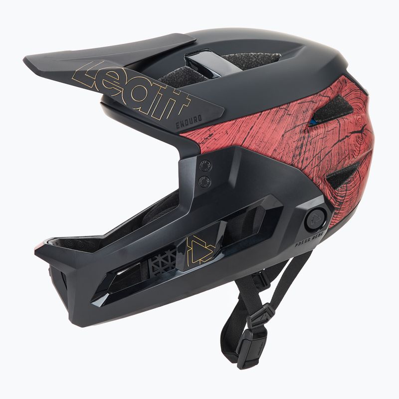 Leatt MTB Enduro 3.0 V25 rust bike helmet 3