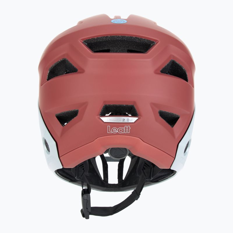 Leatt MTB Enduro 2.0 V25 lava bike helmet 3