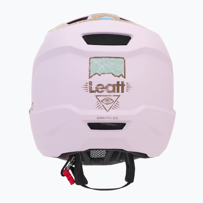 Leatt MTB Gravity 2.0 V25 lavender bike helmet 4