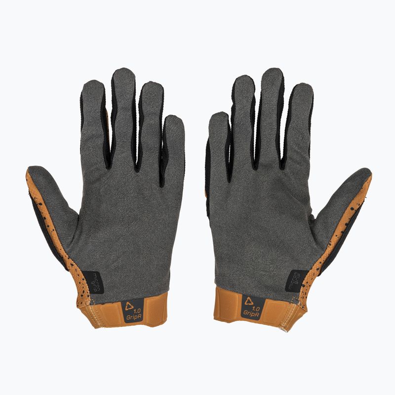 Leatt MTB 1.0 GripR rust men's cycling gloves 3