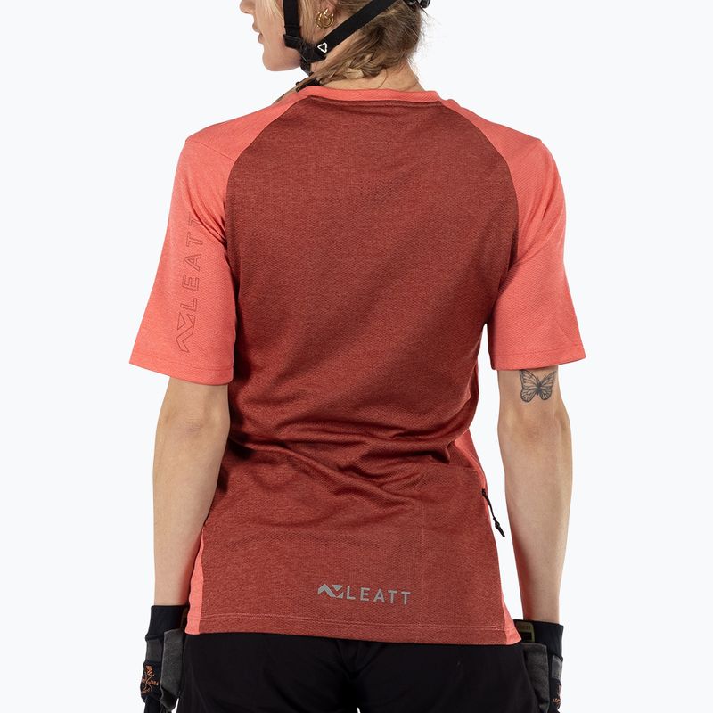 Men's cycling jersey Leatt MTB Trail 2.0 W coral 4