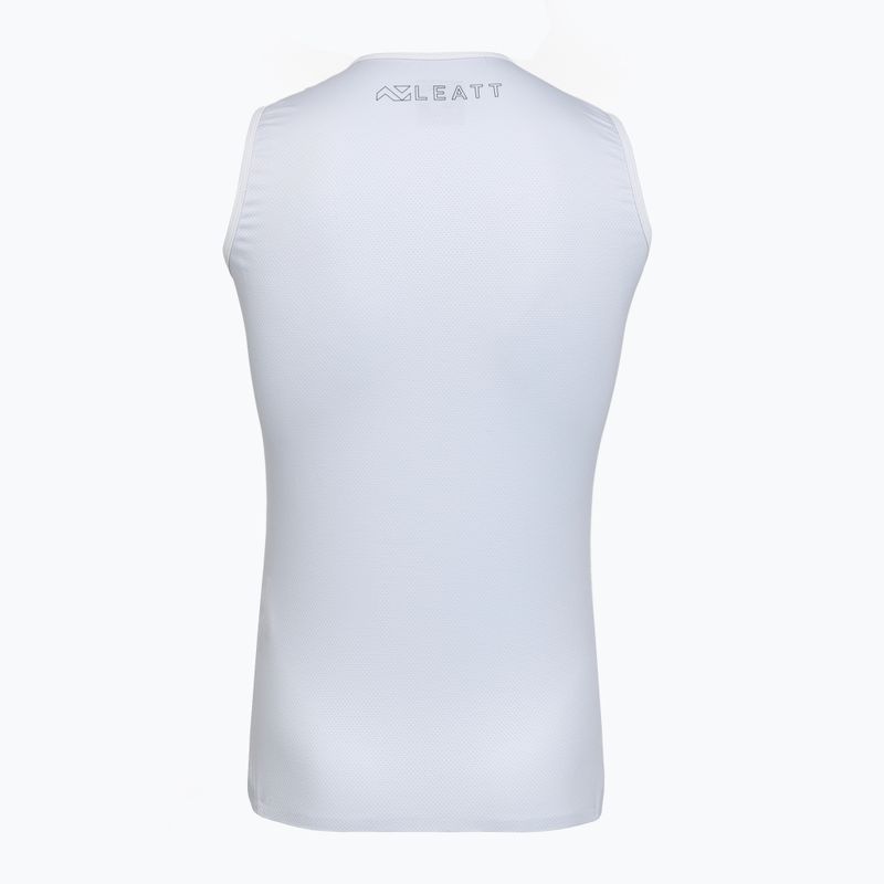 Men's cycling jersey Leatt Sleeveless Base white 2