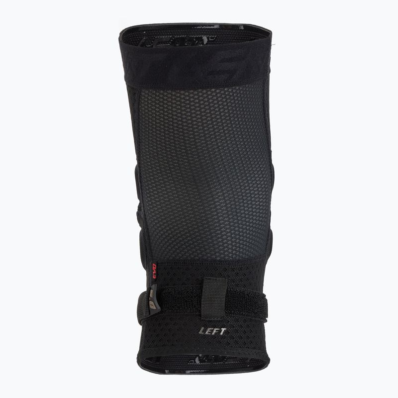 Leatt 3DF 5.0 Evo black bicycle knee protectors 2