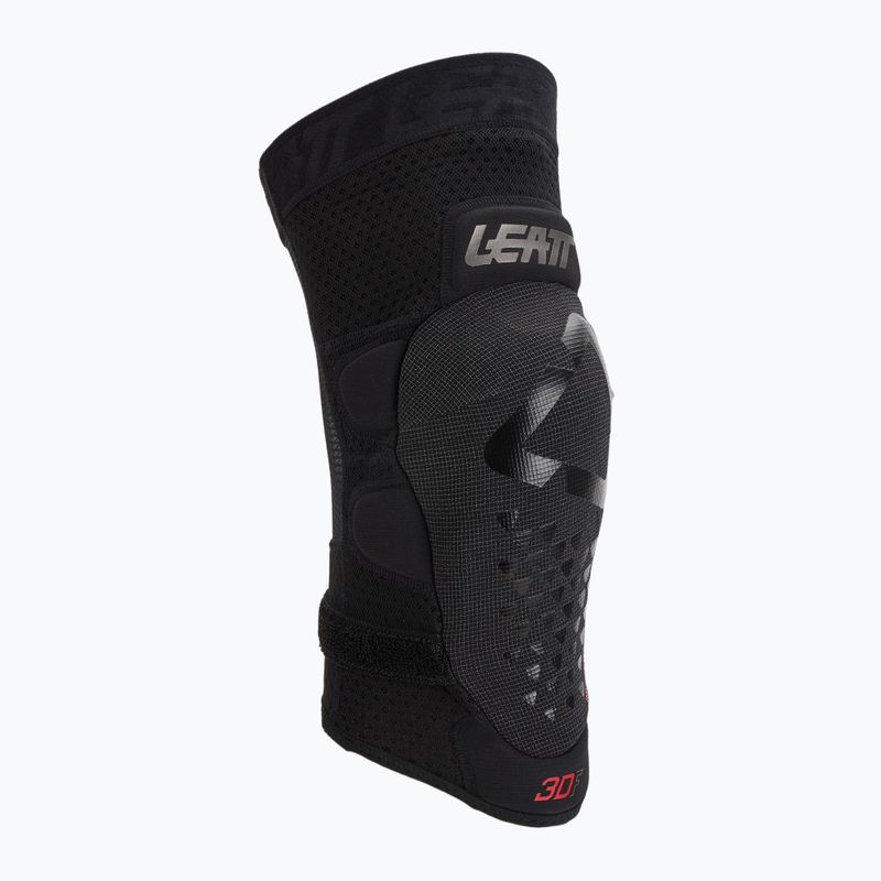 Leatt 3DF 5.0 Evo black bicycle knee protectors 3