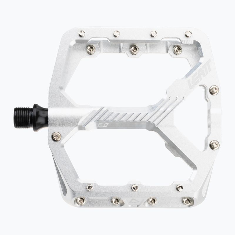 Leatt AllMnt 6.0 Flat silver bicycle pedals