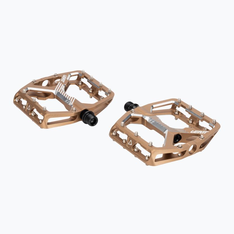 Leatt AllMnt 6.0 Flat frost bronze bicycle pedals