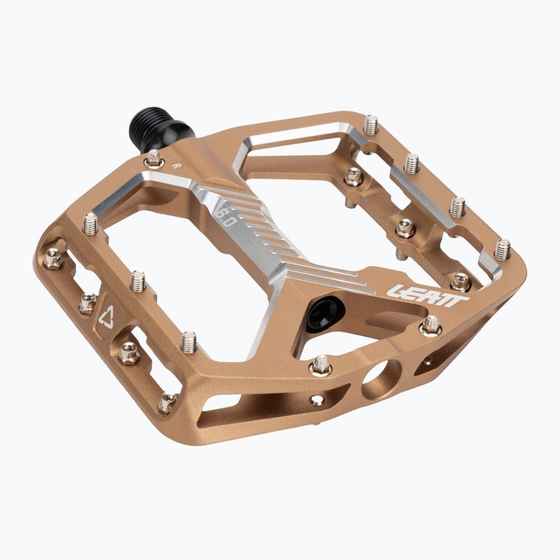 Leatt AllMnt 6.0 Flat frost bronze bicycle pedals 5