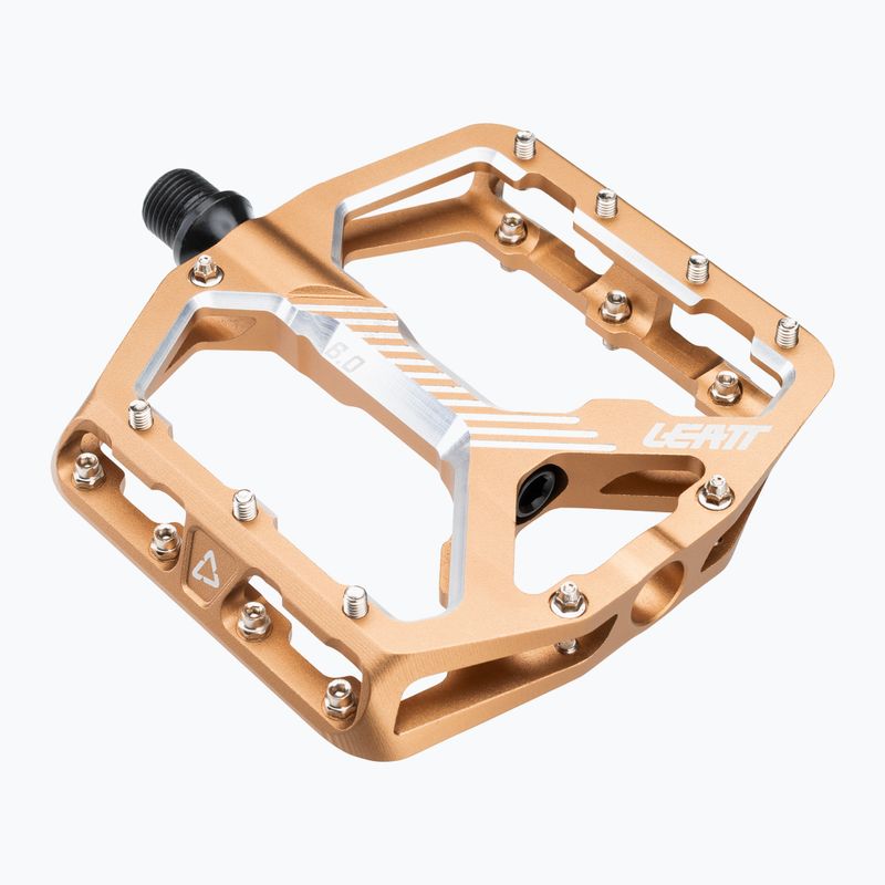 Leatt AllMnt 6.0 Flat frost bronze bicycle pedals 2