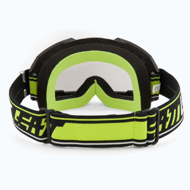 Bike goggles Leatt Vizion 2.5 black/neon yellow 3
