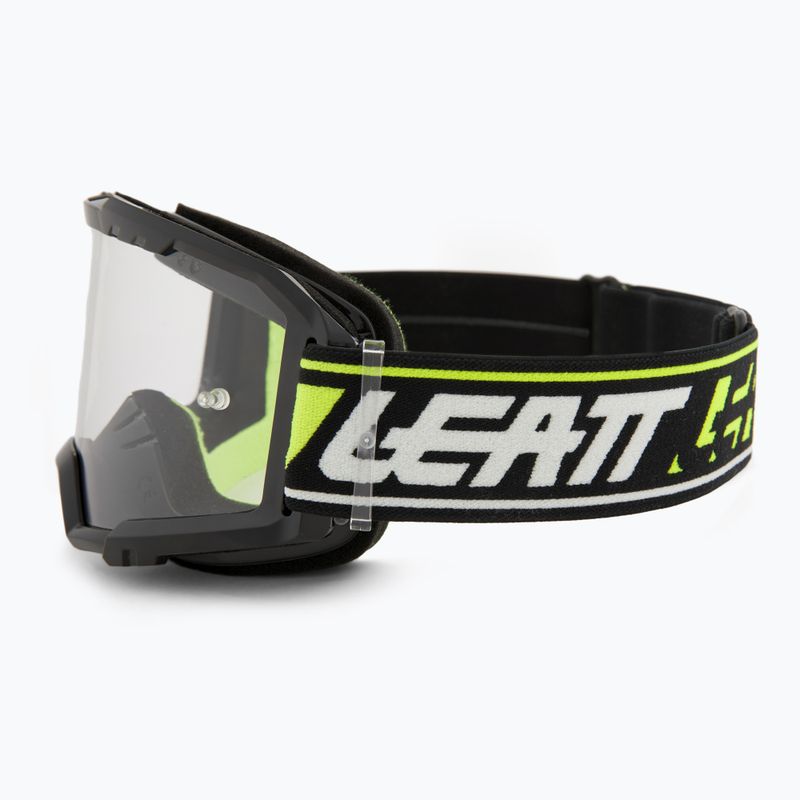 Bike goggles Leatt Vizion 2.5 black/neon yellow 4