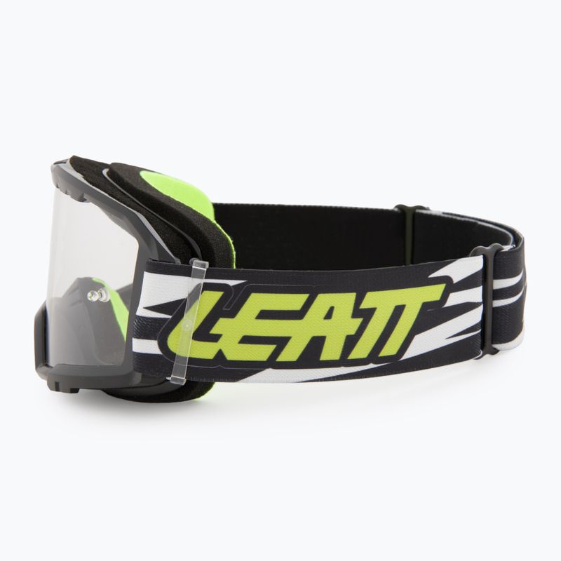 Children's bike goggles Leatt Vizion 2.5 Small black/neon yellow 4