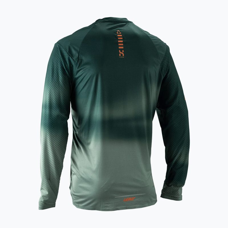 Men's cycling longsleeve Leatt MTB Trail 3.0 spruce green 2
