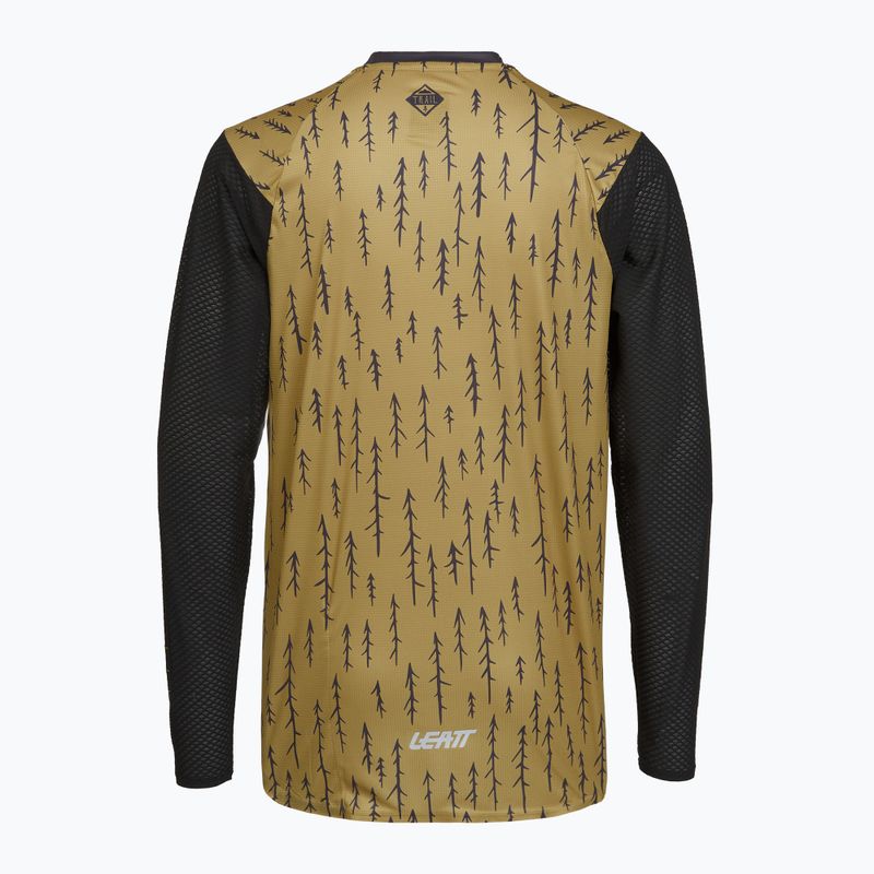 Men's cycling longsleeve Leatt MTB Trail 3.0 trails brown 2