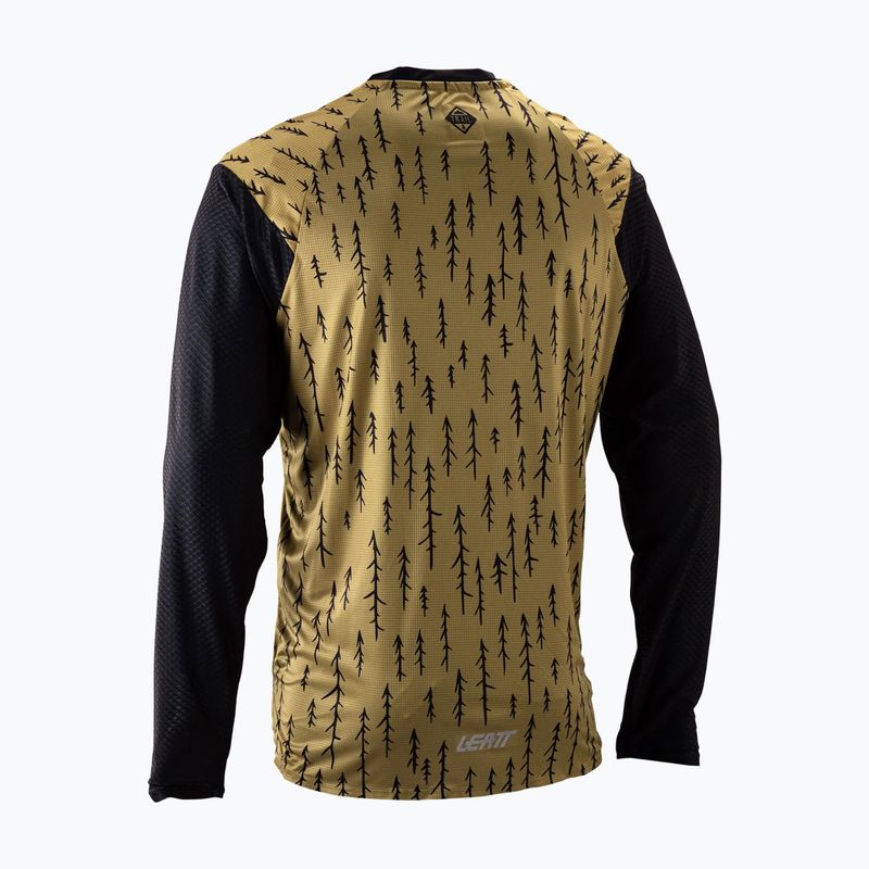 Men's cycling longsleeve Leatt MTB Trail 3.0 trails brown 2