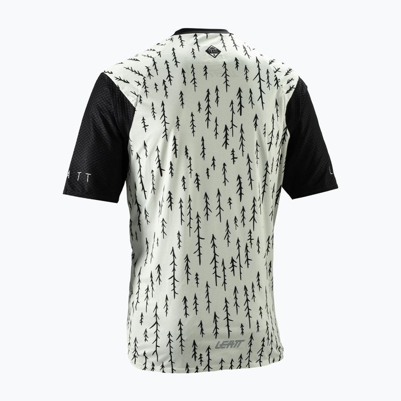 Men's cycling jersey Leatt MTB Trail 3.0 trails white 2