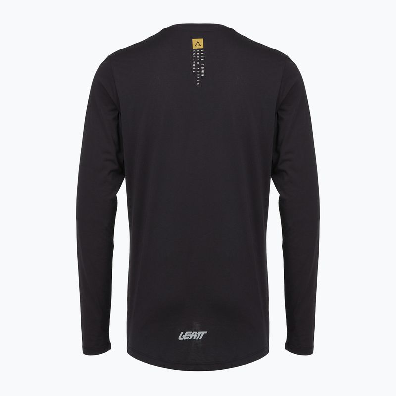 Men's cycling longsleeve Leatt MTB Gravity 3.0 ghost black 2