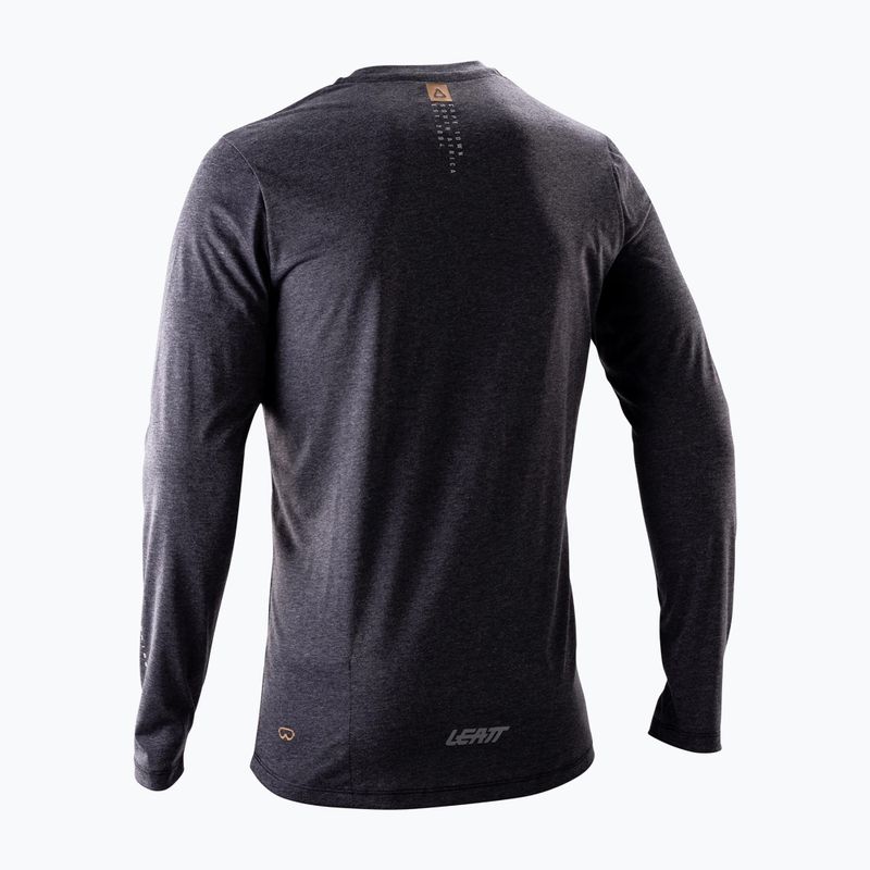 Men's cycling longsleeve Leatt MTB Gravity 3.0 ghost black 2