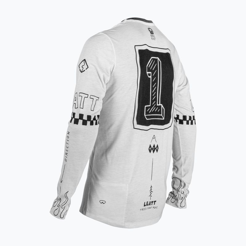 Men's cycling longsleeve Leatt MTB Gravity 3.0 cream white 2