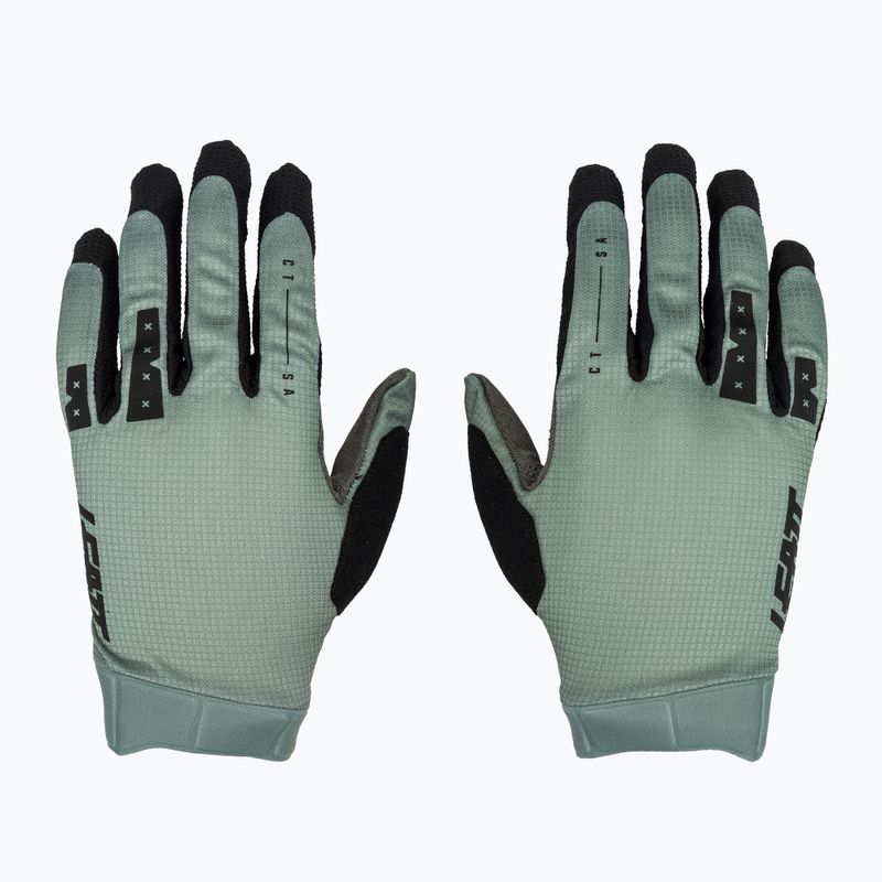 Men's cycling gloves Leatt MTB 1.0 GripR mist green 2