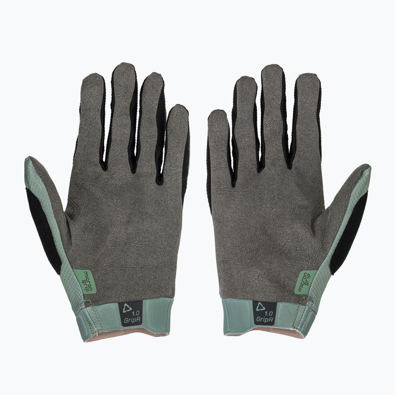 Men's cycling gloves Leatt MTB 1.0 GripR mist green 3