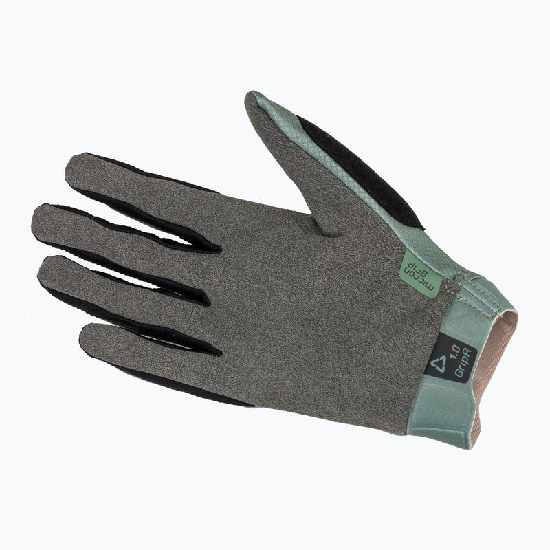 Men's cycling gloves Leatt MTB 1.0 GripR mist green 4