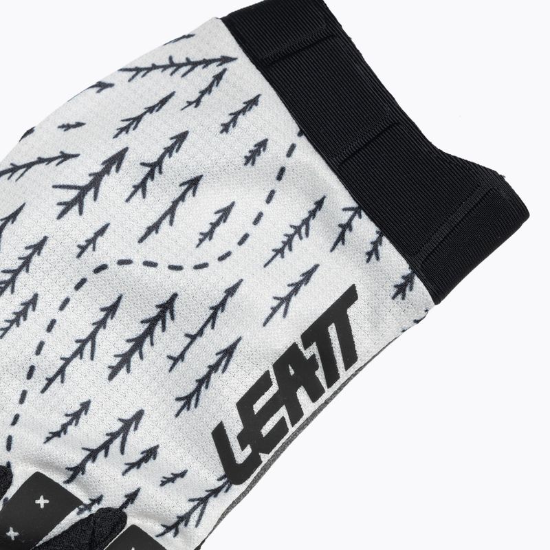 Men's cycling gloves Leatt MTB 1.0 GripR trails white 4